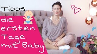 Nach der Geburt Die ersten Tage mit Baby  Wochenbett  Baby Update [upl. by Ybba261]