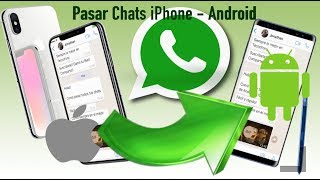 Pasar Chats de WhatsApp iPhone a Android [upl. by Hescock]