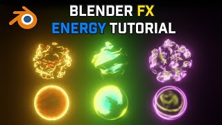 Blender Energy FX Tutorial Blender [upl. by Tallula]