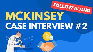 McKinsey Case Interview Practice 2 Pharma Acquisition [upl. by Okomom]