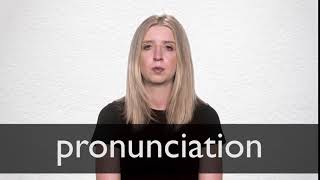 How to pronounce PRONUNCIATION in British English [upl. by Clementina]