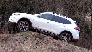 New 2018 Nissan XTRAIL 20 dCi 4x4  Road offroad driving footage [upl. by Rogozen]