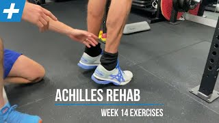 Achilles Tendon Rupture Rehab Exercises  Week 14  Tim Keeley  Physio REHAB [upl. by Lavelle]