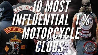 The 10 most influential 1 motorcycle clubs [upl. by Larry333]