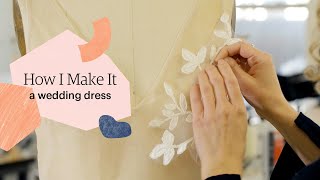 How to Make a Wedding Dress from Start to Finish  How I Make It  Etsy [upl. by Ahsote]