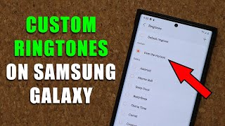 How to Set ANY Song as Custom Ringtone on your Samsung Galaxy Smartphone [upl. by Rrats]