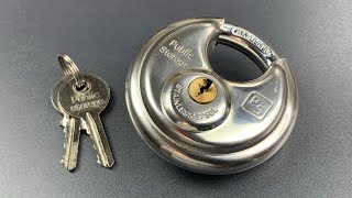 794 Public Storage Disc Padlock Picked [upl. by Tiffanie992]