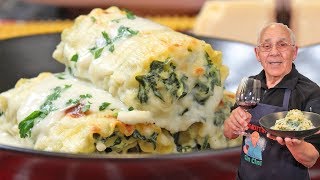 Lasagna Roll Ups with Bechamel Sauce [upl. by Dnomsed]