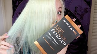 Revolution Pro Hair Color Remover Review [upl. by Adachi]