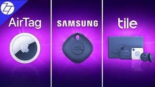 AirTags vs Samsung SmartTag vs Tile  The ULTIMATE Comparison [upl. by Nlocnil]