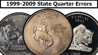 19992009 State Quarter Errors amp Varieties Complete Guide  Values amp Clear Explanation [upl. by Ahteral906]