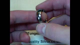 Tungsten Ring Scratch Test [upl. by Yerkovich210]