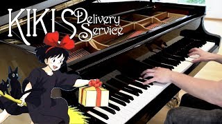 Kikis Delivery Service  A Town With An Ocean View Piano [upl. by Anawyt]