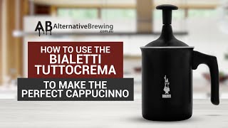 How to Use the Bialetti Tuttocrema Milk Frother [upl. by Pirnot]