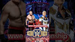 Brock Lesnar vs Cody Rhodes – Titles Comparison [upl. by Kwei]