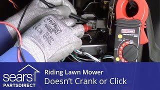 How to Fix a Riding Lawn Mower that Doesn’t Crank or Click [upl. by Azral]