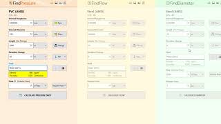 Pipe Flow Wizard Software  Find Pressure Calculation [upl. by Haswell]