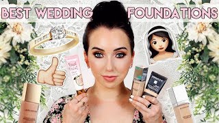 Best LONGLASTING Flawless Foundations for Your WEDDING DAY 💍 Bridal Makeup [upl. by Gottfried]