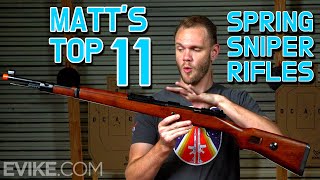 Best Airsoft Spring Sniper Rifles [upl. by Assirialc945]