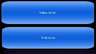 Volare Domenico Modugno Italian amp English lyrics [upl. by Etak966]