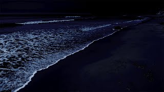 All You Need To Fall Asleep  Ocean Sounds For Deep Sleeping With A Dark Screen And Rolling Waves [upl. by Albright]