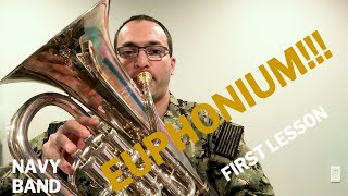 1st Lesson Euphonium [upl. by Enileuqkcaj773]