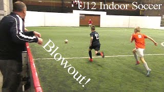 Wasatch JS vs Wasatch BA  U12 Indoor Soccer [upl. by Aihsekyw409]