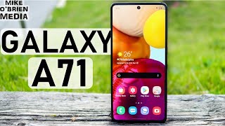 SAMSUNG GALAXY A71 Full Review 2020 [upl. by Aneeram]