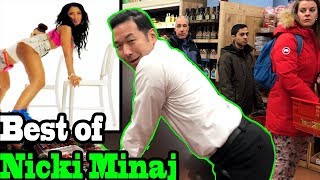 BEST of NICKI MINAJ  TWERKING IN PUBLIC COMPILATION by QPark [upl. by Nynnahs]