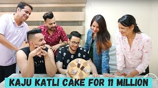 Kaju Katli CAKE recipe triggeredinsaanWanderersHub FukraInsaan [upl. by Notgnilra]