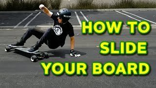 How To Slide Your Board  Evolve Skateboards Weekly Ep 37 [upl. by Wyatt568]