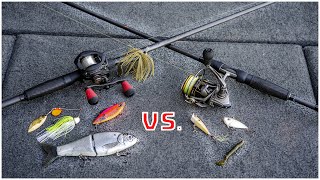 Baitcaster vs Spinning Reel Fishing LURE Selections CRUCIAL To Understand [upl. by Airda83]