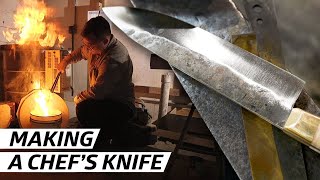 How Knives Are Made for New Yorks Best Restaurants — Handmade [upl. by Yentyrb]