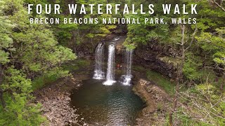 Four Waterfalls Walk Brecon Beacons  Hike guide with epic drone footage of Sgwd yr Eira [upl. by Anuaek327]