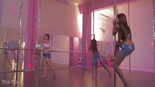 Pole kidsPole Flame Party 2018 Beginners [upl. by Lidaa]