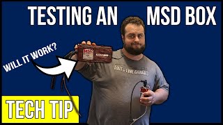 How To Testing an MSD 6AL [upl. by Hayman]