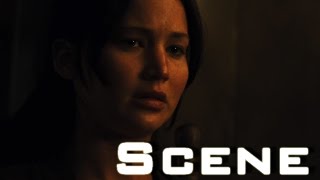 Katniss and Haymitch Scene  quotPeeta has to survivequot in HD [upl. by Eetnuahs38]