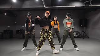 Abusadamente Remix  MC Gustta e MC DG ft May J Lee 1 MILLION Dance Studio Mirrored  Slow HD [upl. by Isnan]