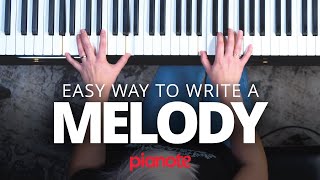 How To Write A Melody On The Piano For Beginners [upl. by Cristal]