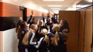 Volleyball team pregame chant [upl. by Ainessej]