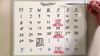 Accrual Example Salaries Payable Updated 2016 [upl. by Sothena]