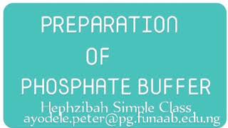 Preparation of Phosphate Buffer [upl. by Ailen194]