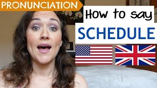 How to Pronounce SCHEDULE US UK amp Australian pronunciation [upl. by Ettelimay58]