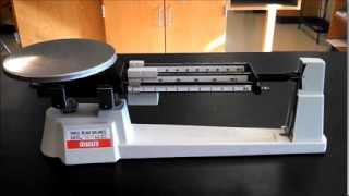 Tutorial Triple Beam Balance [upl. by Aihsar]