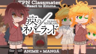 📗↪The promised neverland School Classmates React to videos「BRENGLISH」 [upl. by Tanberg542]