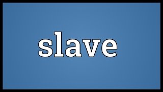 Slave Meaning [upl. by Jarv]