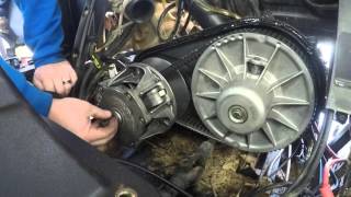 Rzr 800 Belt Service [upl. by Londoner]