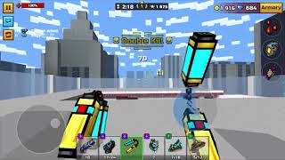 Pixel Gun 3D 75 Kill Gameplay [upl. by Cullan]