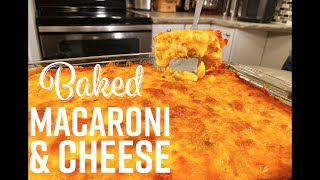 Baked Macaroni amp Cheese  Easy Original Recipe [upl. by Kaenel]