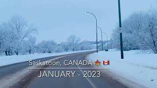 Winter 2023 SaskatoonCA 🇨🇦 [upl. by Ysirhc]